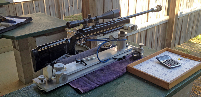 benchrest rifle used for competition