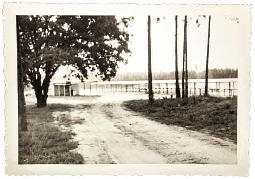 beck's lake range and road leading into facility