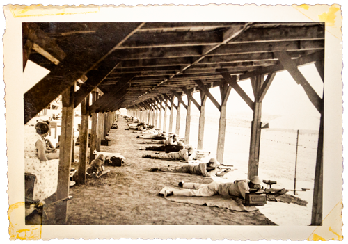 beck's lake rifle range during match