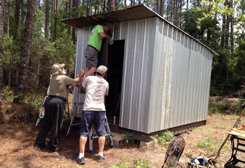 installing metal siding