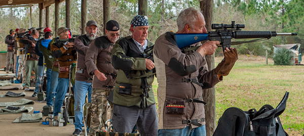 rifle match standing stage