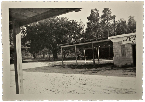 1957 Beck's Lake range building overview image