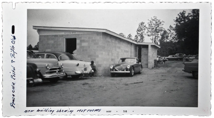 1957 Beck's Lake range building overview image