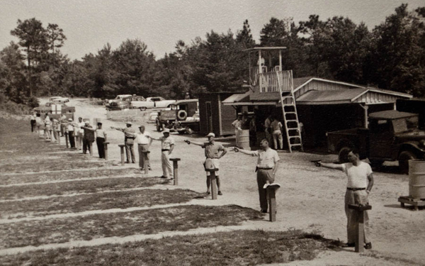 1940s Pistol overview photo from tower