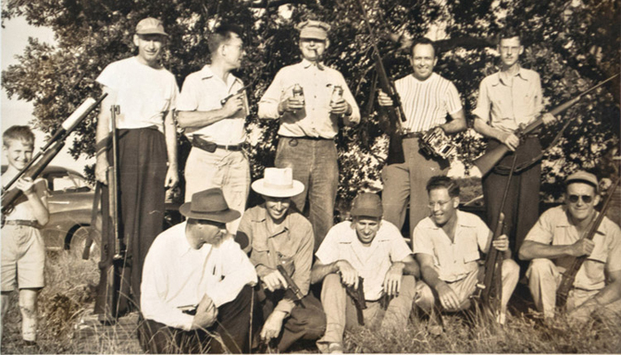 1950s Members get together to shoot recreationally