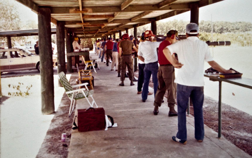 competitors getting ready to fire