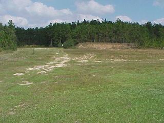 100 and 200 yard rifle range target area