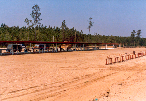 elevated view of the new range