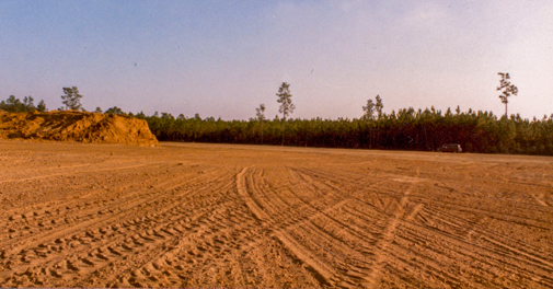 another shot looking toward the future firing line