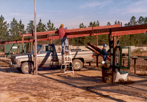 rebuilding the steel structure